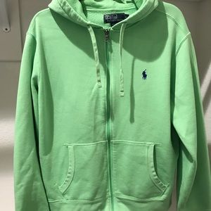 Polo Ralph Lauren zip hoodie * lime green